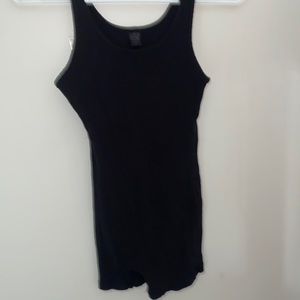 Simple black romper, lightweight and a little see through but super comfy